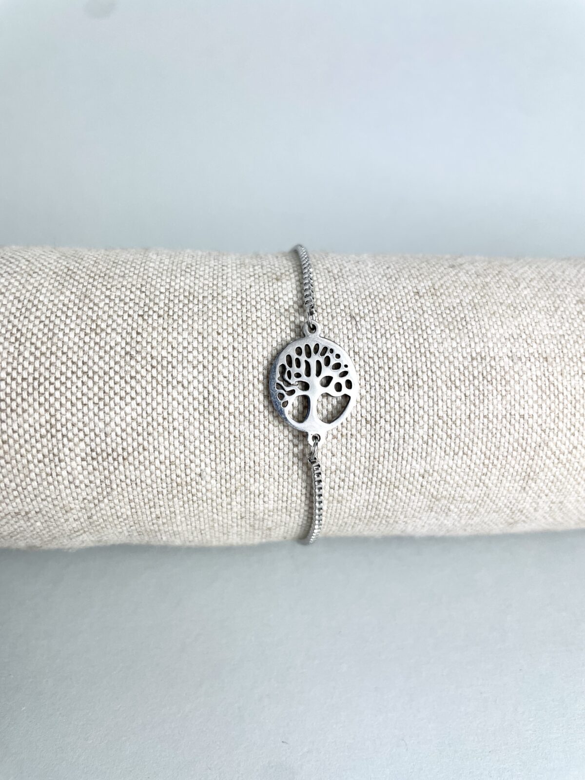 Edelstahl Armband mit Baum
