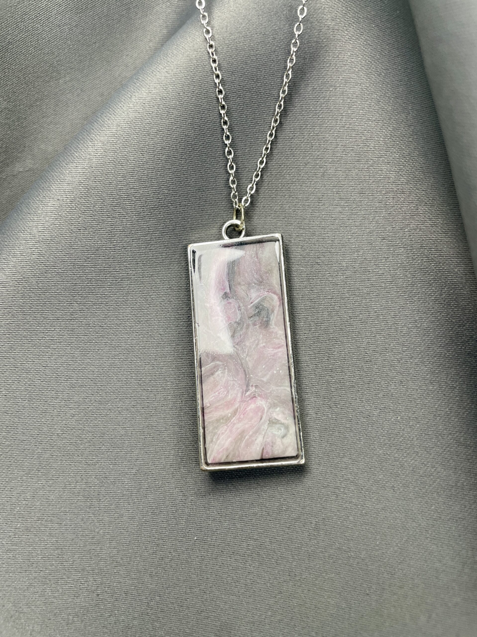 Rosa Marmor Kette