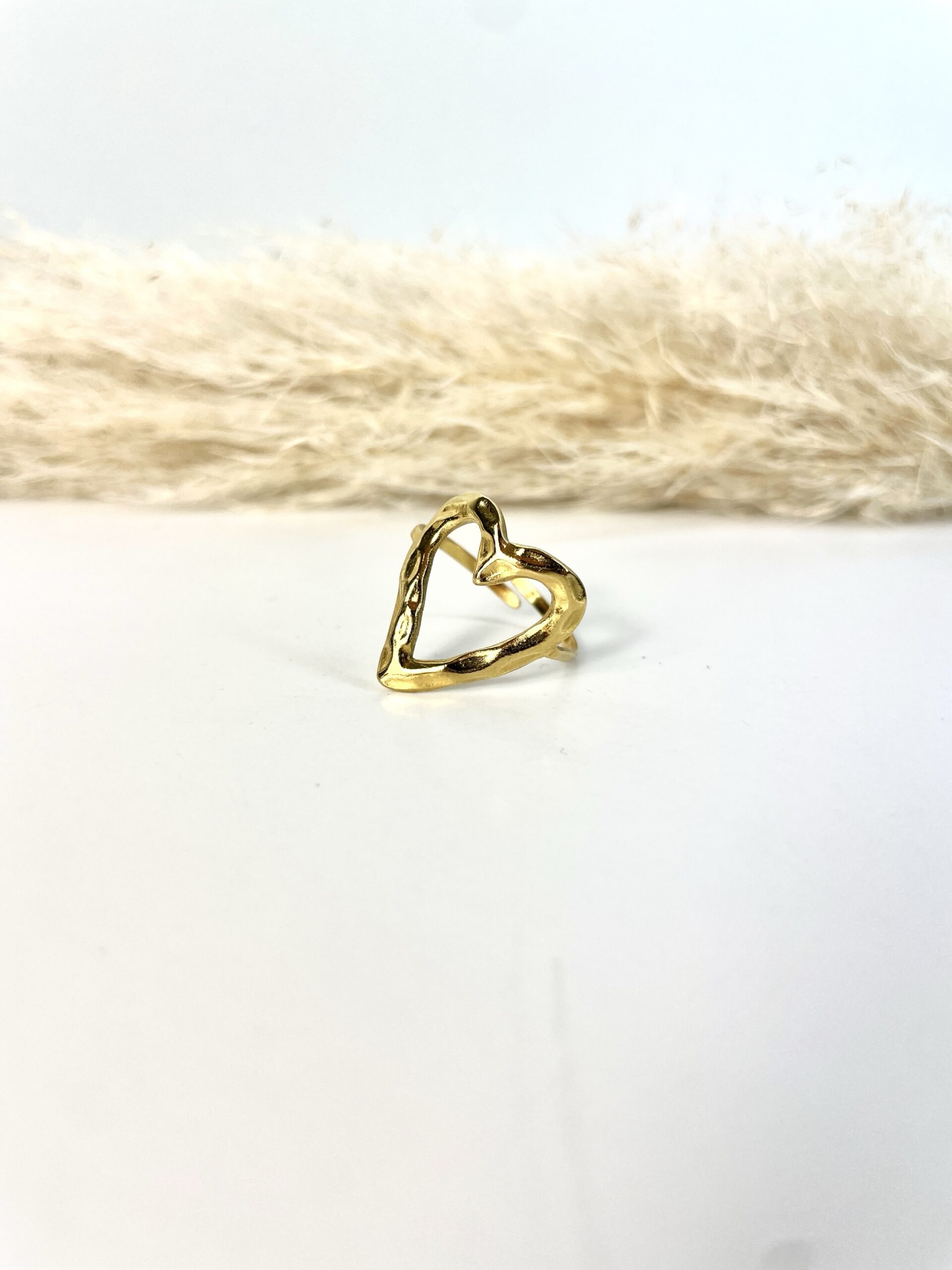 verstellbare Ring aus Edelstahl