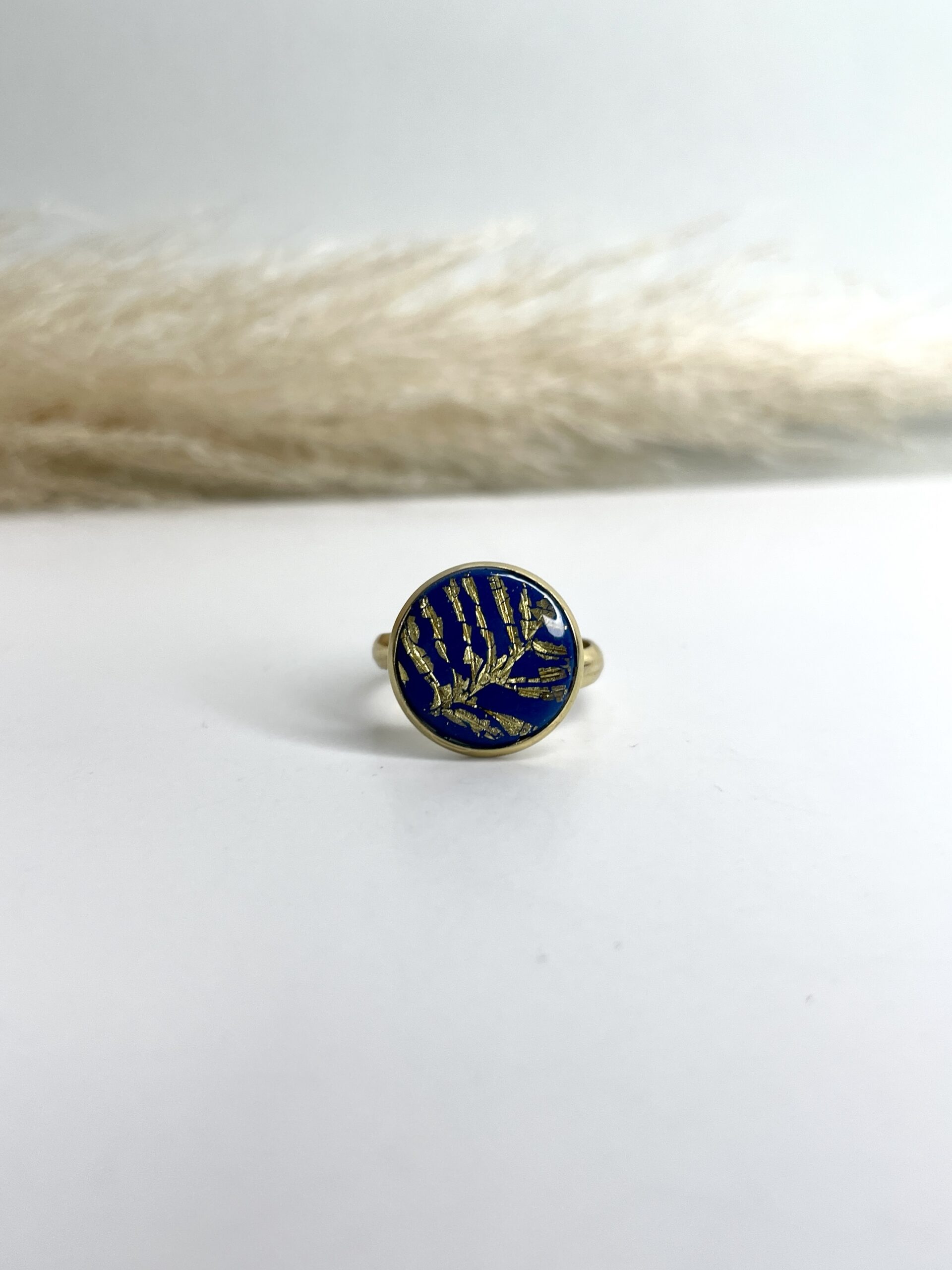 Luna blu Ring