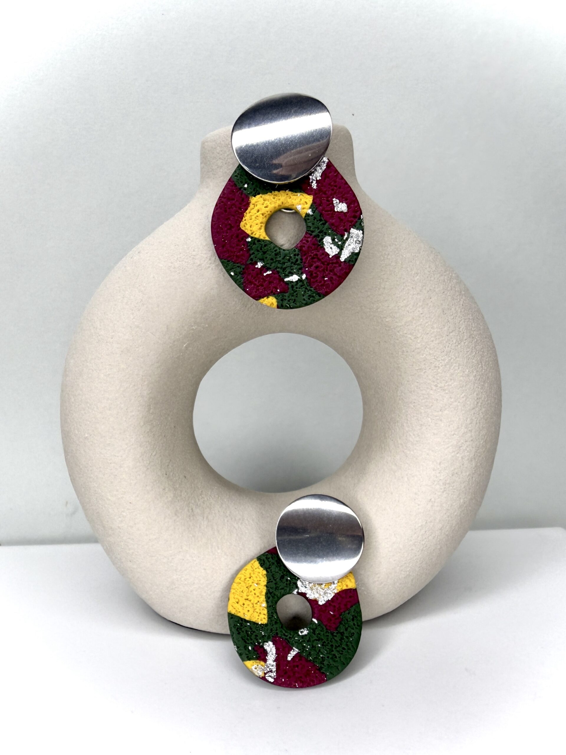 Herbst Ohrringe bunt Glitzer