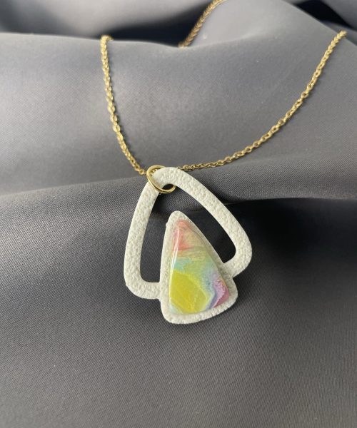 Farbige Statement Kette