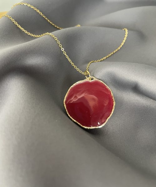runde Kette Burgundy